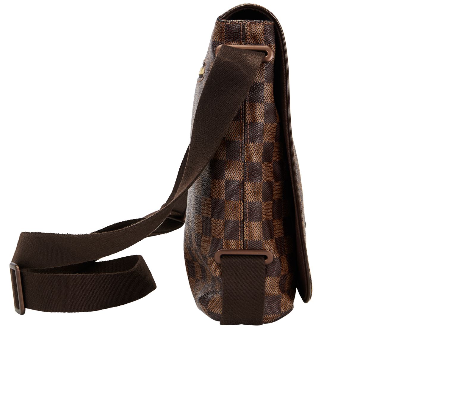 Brooklyn MM, &pound;650, Handbags, Brown, Canvas, Side view